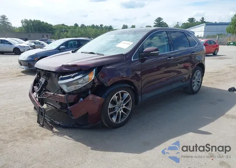 2017 Ford Edge Titanium from USA, damaged, VIN 2FMPK4K9XHBC66644